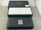 Judd's NEW Dunhill Leather Black Checkbook Wallet in Box