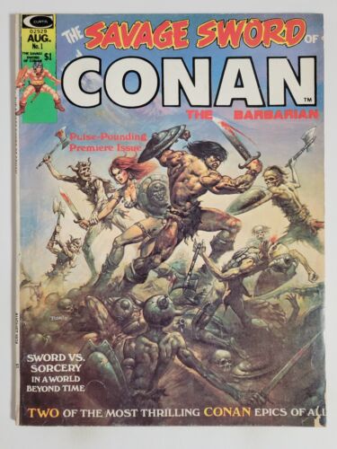 SAVAGE SWORD of CONAN #1 (VG-) 1974 Debut of Red Sonja's chain mail bikini