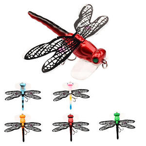Fishing Dragonfly Lures Realistic Dragonfly Shape Topwater Fake Bait With Hook