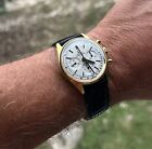Vintage 1969 Omega Seamaster Chronograph 145.018 Gold Plated Wristwatch