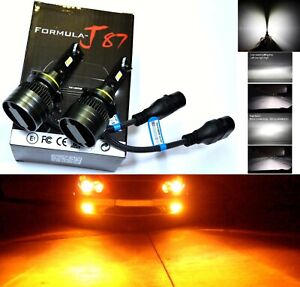LED Kit G8 100W 9006 HB4 Amber Two Bulbs Fog Light Replacement Upgrade Stock OE (For: 2022 Kia Rio)