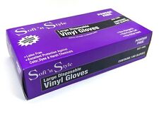 Soft N' Style Disposable Vinyl Gloves - 1000 Count-Large