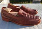 Johnston & Murphy Vented Woven Penny Loafers Sheepskin Men's Shoes -Size US 12