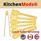 Bamboo Spoons KitchenMods® Authentic 7 Wooden Bamboo Utensils Set *UtensilsONLY*