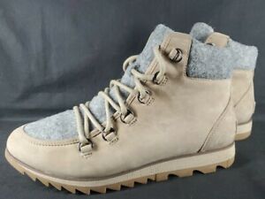 Sorel Harlow Women’s Size 9 Lace Cozy Waterproof Leather Wool Booties Boots