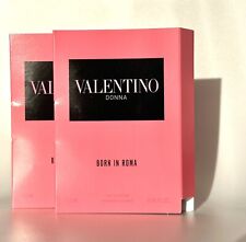 2 X Valentino Donna Born In Roma 0.04oz/1.2ml Women's Perfume EDP Spray Samples