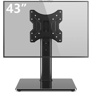 Universal Tabletop TV Stand with Mount for 23-43 inch LCD LED Flat Screens TV