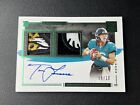 TREVOR LAWRENCE 2021 IMPECCABLE #101 ELEGANCE ROOKIE PATCH AUTO RPA EMERALD /10