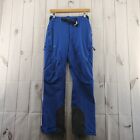 Outdoor Research Ski Snow Pants Womens XS Fleece Lined Polartec Zip Front Blue