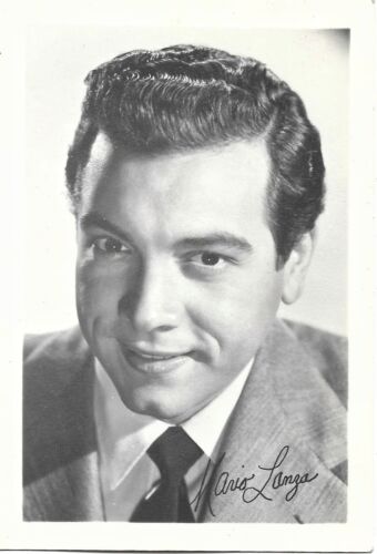 New ListingVintage 1940's Fan Photo of Handsome Man Actor MARIO LANZA Hollywood Headshot