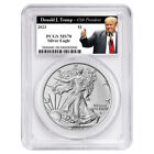 2023 $1 American Silver Eagle PCGS MS70 Trump 45th President Label