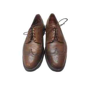 Vintage Florsheim Men's Brown Wingtip Shoes