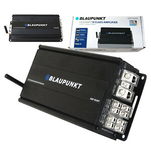 Blaupunkt AMP1804BT Car Audio 4-Channel Class D 1600W Amplifier w/ Bluetooth NEW