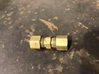 Compressor & Pneumatic Plumbing 1/4” Tube Brass Compression Union Connector