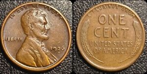 1926-S Lincoln Wheat Cent F/XF SEMI KEY Date ACTUAL PHOTOS #102