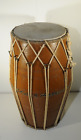 Hand Drum Dholak Bina India wood 17