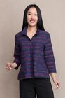 EUC Dark Blue HABITAT Embroidered Top L Only Worn Once
