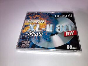Maxell CD-RW 80 XL-II BRANDED DIGITAL Audio Music Rewritable 80Min IN Jewel Case