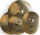 Silent Cymbal Set Low Volume 70%-80% Cymbal Set 14'Hi-Hat+16