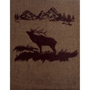 Rocky Mountain Wool Throw -New (Made in the USA)