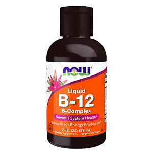 NOW FOODS Vitamin B-12 Complex Liquid - 2 fl. oz.