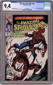 Amazing Spider-Man #361 1st Printing CGC 9.4 1992 3897598007 1st Carnage