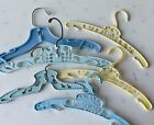 LOT Of Vintage 1950-1960 Baby Child Clothing Hangers Blue Yellow Nursery Antique
