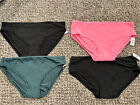 Love By Gap Hipster Breathe Bikini Black Pink Green Panties NWT Lot Of 4 XL
