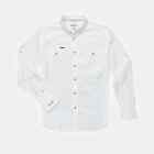 Poncho Button Down Shirt Men's L Regular Fit In White MSRP $90