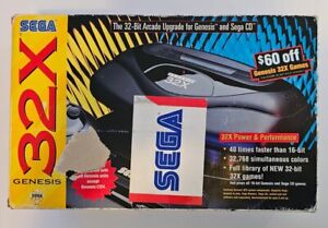 SEGA Genesis 32x System & Accessories  with Original Box. *No Manuals Or Insert*
