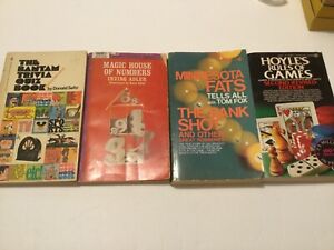 Lot of 4 GAMES TRIVIA NON FICTION Novels Books