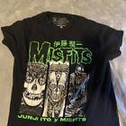 Misfits x JUNJI ITO black graphic t shirt REPRINT classic style Unisex NH9874