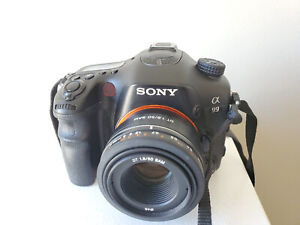 Sony Alpha SLT-A99 24.3MP Digital SLR Camera with 50mm lens  - READ