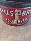 New ListingVintage HILLS BROS Coffee Tin 1 Lb can Kitchen / Advertising / Memorabilia T12