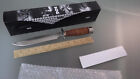 SOG Fixed Blade Knife AGENCY Leather Handle No Sheath w/ Box Factory New RETIRED