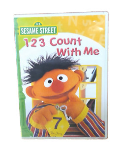 Sesame Street 123 count with me DVD educational preschool kindergarten