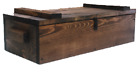 Rustic Wooden Ammo Box - Gun Accessories Storage Crate