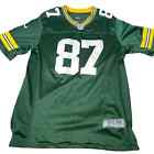 Jordy Nelson Packers NIKE GAME Licensed Jersey Number 87 stitched SZ 48 Men's