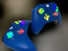Microsoft Xbox One Controller - Blue - with custom LED mod  - Great GIFT