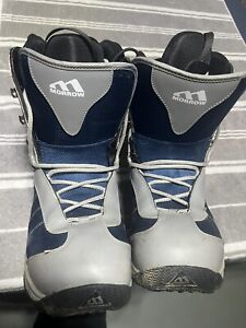 Morrow Snowboard Boots - Men’s US Size 8 - Grey/Black