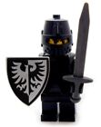NEW LEGO DARK KNIGHT MINIFIG castle knight minifigure black falcon medieval