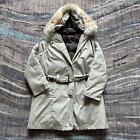 Women’s Vintage 90’s Eddie Bauer Goose Down Fur Hood Parka Jacket Coat Sz Medium