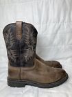 Ariat Cowboy Boots Mens Size 11.5EE Leather Slip Resistant ASTM F2892-11 Pull On