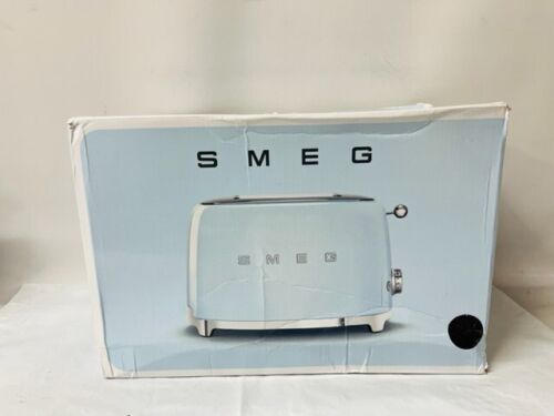 SMEG 2-Slice Steel Toaster in Black TSF01BLUS- NEW IN BOX