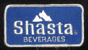 Shasta Beverages Blue Embroidered Soda Patch c1960's Scarce VGC