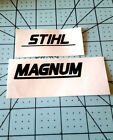 STIHL CUSTOM CHAINSAW CLUTCH COVER LETTERING STICKER DECAL TO AFTERMARKET BLANKS