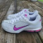 Nike REAX RUN 4 Women's Running Shoes Sneakers Size 9.5 White & Pink #366614-051