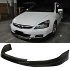 Fit For 06-07 Honda Accord Coupe HFP Style PU Front Bumper Lip (For: 2007 Honda Accord)