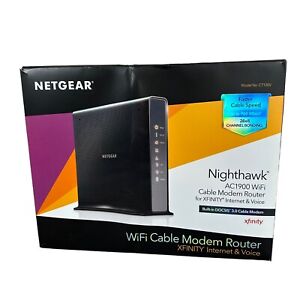 Netgear Nighthawk C7100V AC1900 WiFi Cable Modem Router Xfinity Internet Voice