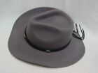 Gray Cowboy Wool Felt Hat Cavalry New Quality Hat Sizes  MEDIUM, to XXLARGE